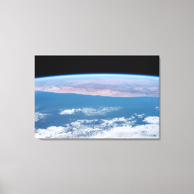 View Across The Southwest Coast Of Africa. Canvas Print (Front)
