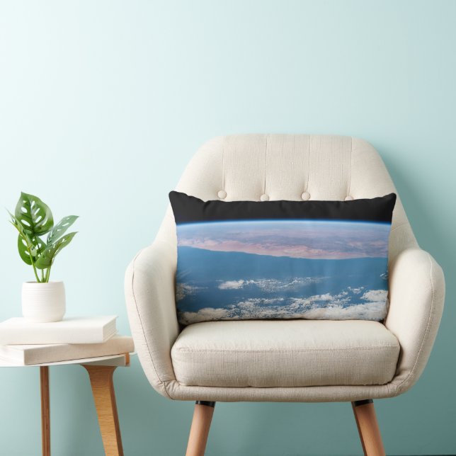 View Across The Southwest Coast Of Africa. Lumbar Pillow (Chair)