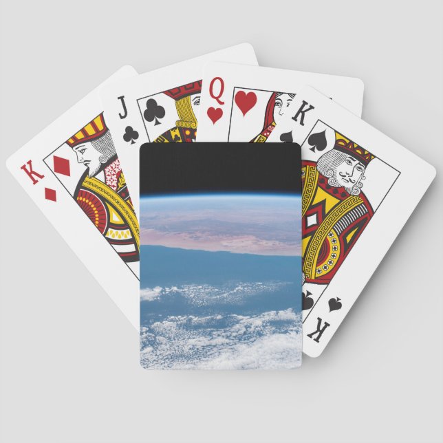 View Across The Southwest Coast Of Africa. Poker Cards (Back)