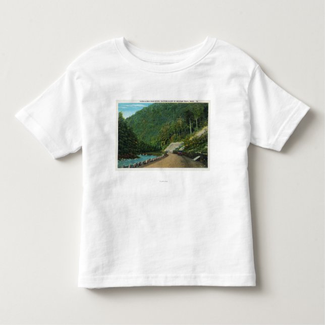View Along Cold River of Eastern Slope of Toddler T-shirt (Front)