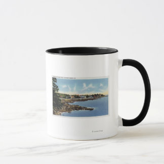 View Along Ocean Point, Homes by the Sea Mug