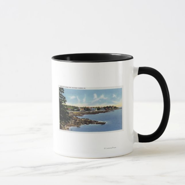 View Along Ocean Point, Homes by the Sea Mug (Right)