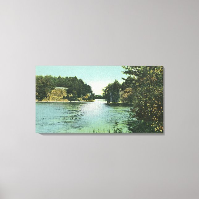 View Among the Islands Canvas Print (Front)