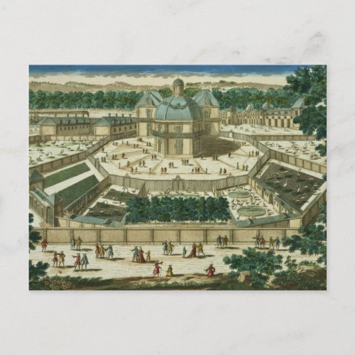 View and Perspective of the Salon de la Menagerie Postcard