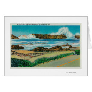 View at Seal Rock between Waldport and Newport Cards