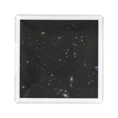 View Between The Pisces  Andromeda Constellations Acrylic Tray