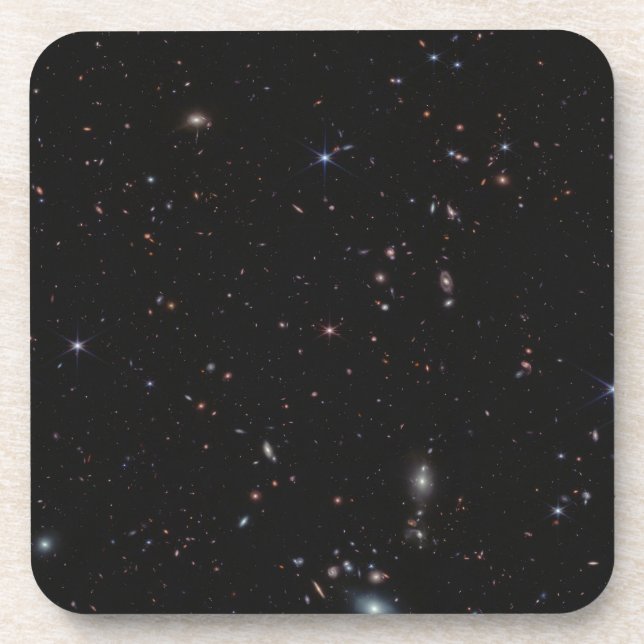 View Between The Pisces & Andromeda Constellations Beverage Coaster (Front)