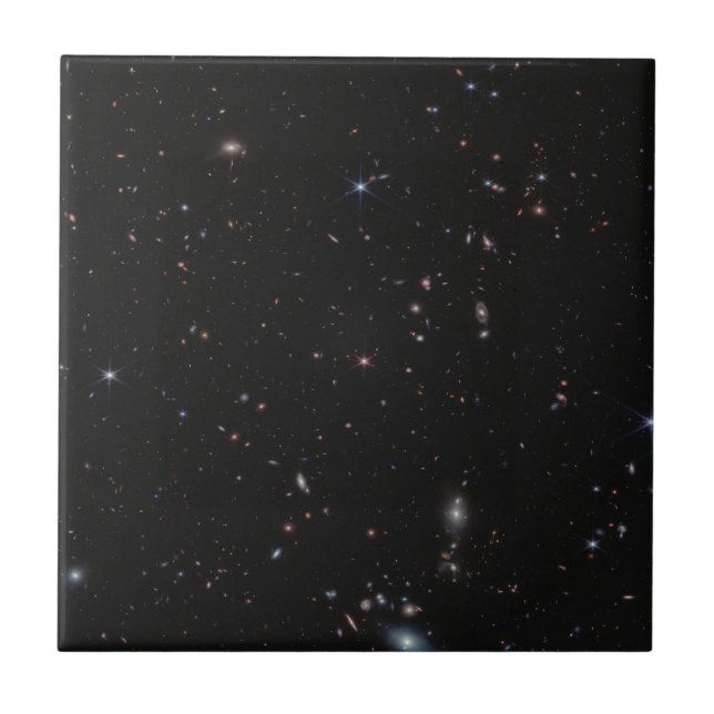 View Between The Pisces & Andromeda Constellations Ceramic Tile (Front)