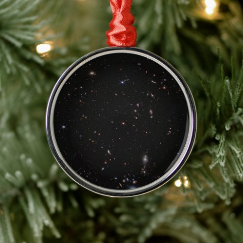 View Between The Pisces  Andromeda Constellations Metal Ornament