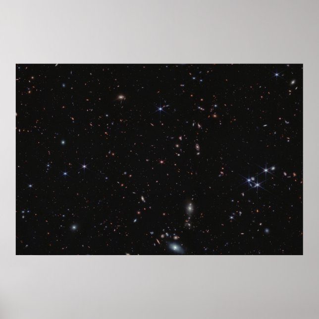 View Between The Pisces & Andromeda Constellations Poster (Front)