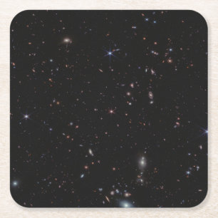 View Between The Pisces & Andromeda Constellations Square Paper Coaster