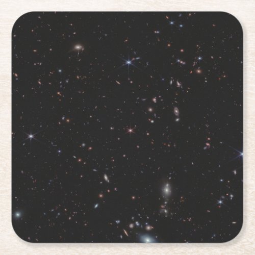 View Between The Pisces  Andromeda Constellations Square Paper Coaster