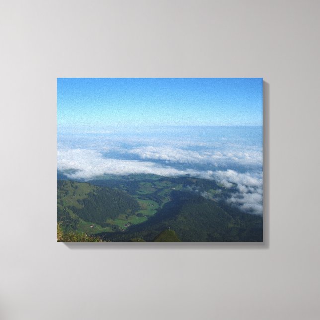 View form Pilatus, Alps Canvas Print (Front)