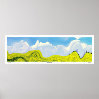 View from a passing window poster