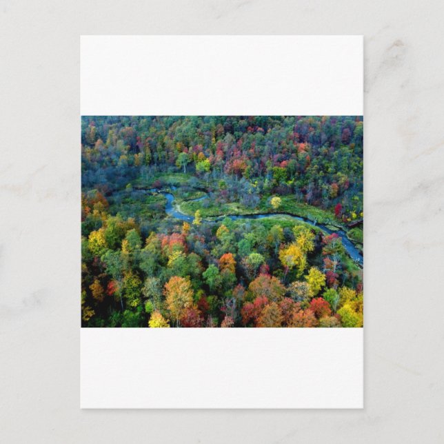 view from above postcard (Front)