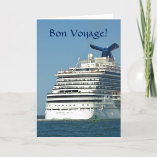 View from Astern Bon Voyage Card