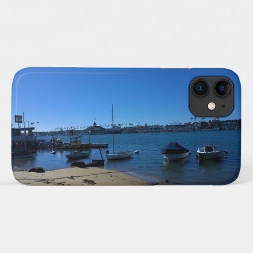 View from Balboa Island Newport Beach California iPhone 11 Case