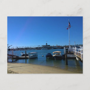 View from Balboa Island, Newport Beach, California Postcard