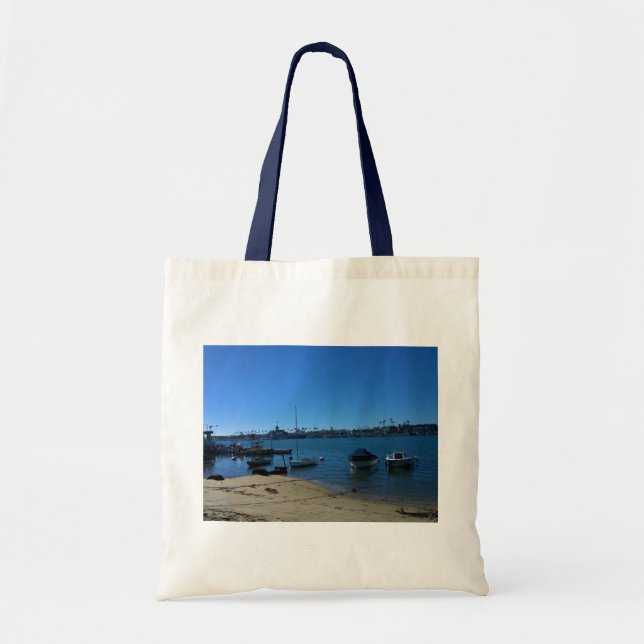View from Balboa Island, Newport Beach, California Tote Bag (Front)