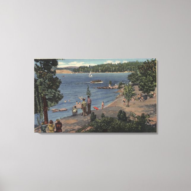 View from Bathing Cove Point Canvas Print (Front)
