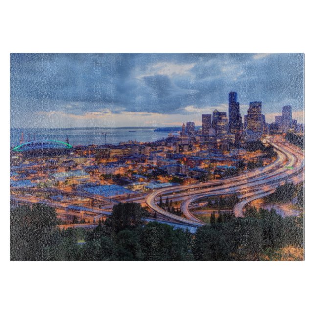 View from Beacon Hill, Pacific Med Center Cutting Board (Front)