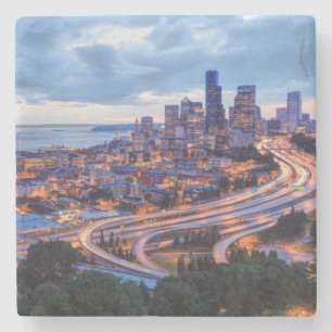 View from Beacon Hill, Pacific Med Center Stone Coaster