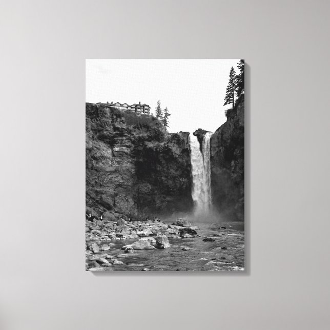 View from Below Falls Canvas Print (Front)