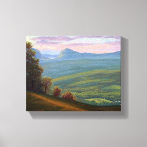 View From Burke Mountain Vermont Canvas Print