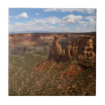 View from Canyon Rim Trail at Colorado Monument Ceramic Tile