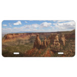 View from Canyon Rim Trail at Colorado Monument License Plate