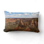 View from Canyon Rim Trail at Colorado Monument Lumbar Pillow