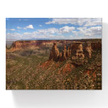 View from Canyon Rim Trail at Colorado Monument Paperweight