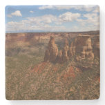 View from Canyon Rim Trail at Colorado Monument Stone Coaster