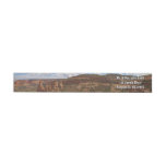 View from Canyon Rim Trail at Colorado Monument Wrap Around Label