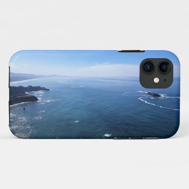 View from Cape Foulweather, Newport, Oregon Case-Mate iPhone Case (Back (Horizontal))