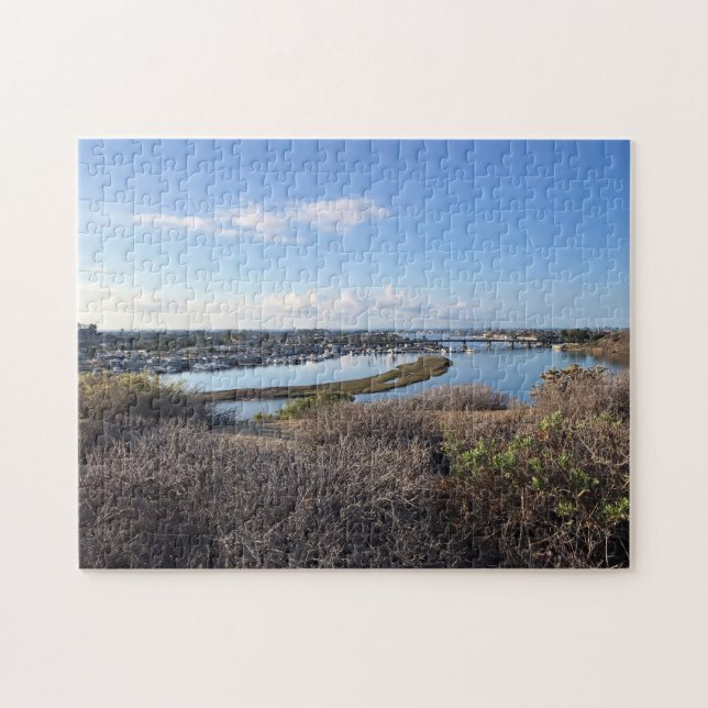 View from Castaways Park, Newport Beach, CA Jigsaw Puzzle (Horizontal)