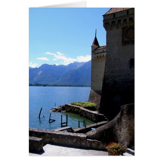 View from Chateau de Chillon Cards (Front)