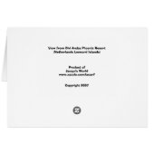 View from Divi Aruba Phoenix Resort Cards (Back Horizontal)