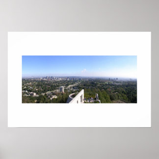 View from Getty Center Poster