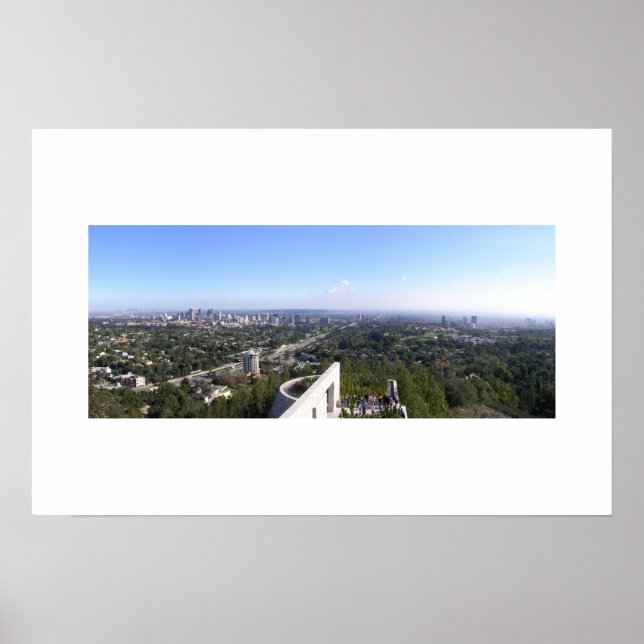 View from Getty Center Poster (Front)