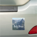 View from Glacier Point in Yosemite National Park Car Magnet