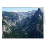 View from Glacier Point in Yosemite National Park Card