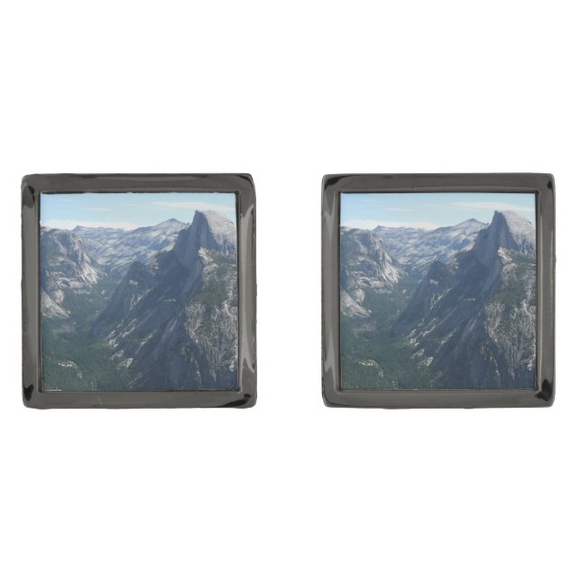 View from Glacier Point in Yosemite National Park Cufflinks (Front)