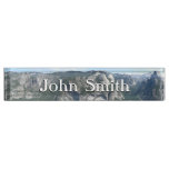 View from Glacier Point in Yosemite National Park Desk Name Plate