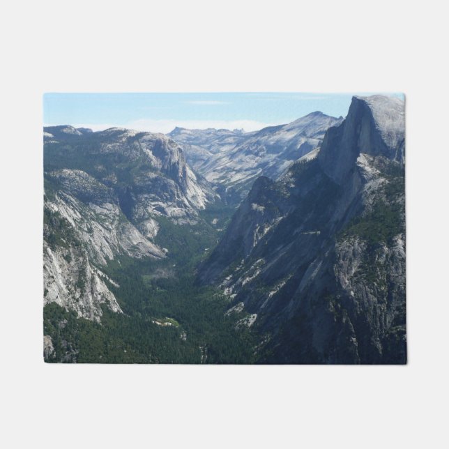 View from Glacier Point in Yosemite National Park Doormat (Front)