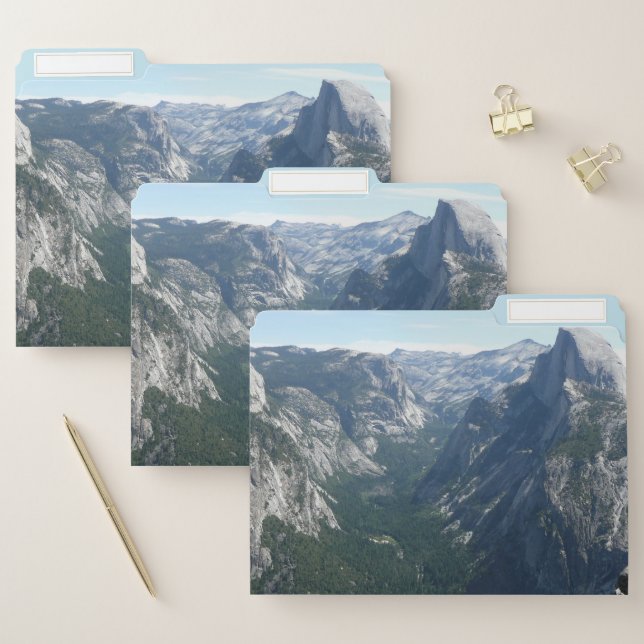 View from Glacier Point in Yosemite National Park File Folder (Set)