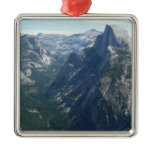 View from Glacier Point in Yosemite National Park Metal Ornament