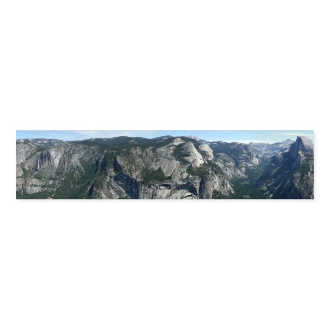 View from Glacier Point in Yosemite National Park Napkin Bands (Unfolded)
