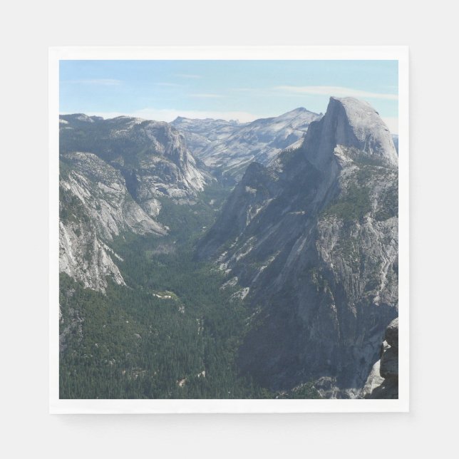 View from Glacier Point in Yosemite National Park Napkins (Front)