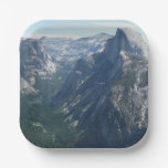 View from Glacier Point in Yosemite National Park Paper Plates